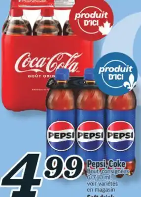 Marché Richelieu Pepsi, Coke | Soft drink offer