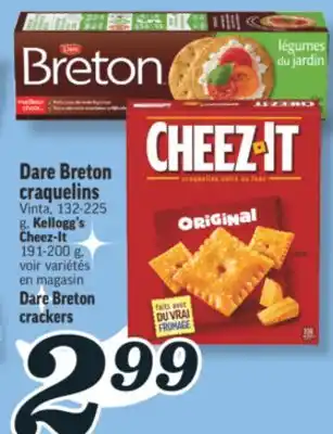 Marché Richelieu DARE BRETON CRAQUELINS | DARE BRETON CRACKERS offer