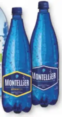 Familiprix MONTELLIER Carbonated natural spring water, 1 litre offer