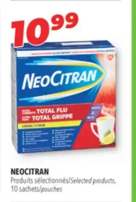 Familiprix NeoCitran Total Flu ultra strength night lemon pouches 10un offer