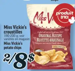 Marché Richelieu MISS VICKIE'S CROUSTILLES | MISS VICKIE'S POTATO CHIPS offer