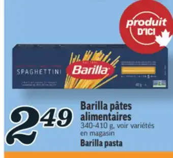 Marché Richelieu Barilla pâtes alimentaires | Barilla pasta offer