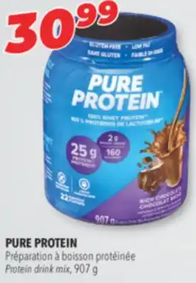 Familiprix PURE PROTEIN Protein drink mix, 907 g offer