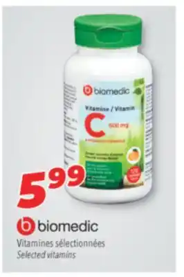 Familiprix BIOMEDIC Selected vitamins offer