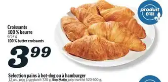 Marché Richelieu CROISSANTS 100% BEURRE | 100% BUTTER CROISSANTS offer