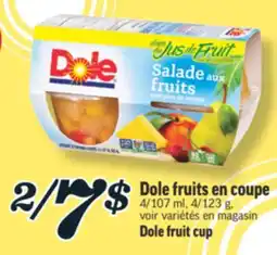 Marché Richelieu Dole fruits en coupe | Dole fruit cup offer