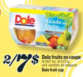 Marché Richelieu Dole fruits en coupe | Dole fruit cup offer