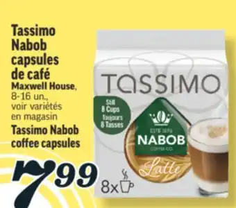 Marché Richelieu Tassimo Nabob capsules de café | Tassimo Nabob coffee capsules offer