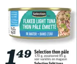 Marché Richelieu SELECTION THON PÂLE | SELECTION LIGHT TUNA offer