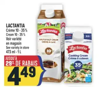 Marché Adonis LACTANTIA CRÈME 10 - 35 % | CREAM 10 - 35 % offer