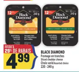 Marché Adonis BLACK DIAMOND FROMAGE EN TRANCHES | SLICED CHEDDAR CHEESE offer