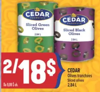 Marché Adonis CEDAR OLIVES TRANCHÉES | SLICED OLIVES offer