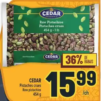 Marché Adonis CEDAR Pistaches crues | Raw pistachios offer