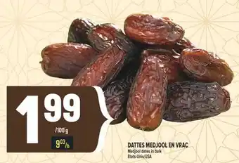 Marché Adonis DATTES MEDJOOL EN VRAC | Medjool dates in bulk offer