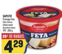 Marché Adonis SAPUTO FROMAGE FETA | FETA CHEESE offer