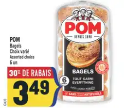 Marché Adonis POM BAGELS offer