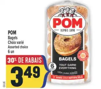 Marché Adonis POM BAGELS offer