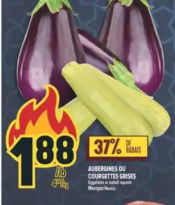 Marché Adonis AUBERGINES OU COURGETTES GRISES | EGGPLANTS OR BALADI SQUASH offer