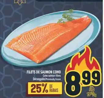 Marché Adonis FILETS DE SAUMON COHO | COHO SALMON FILLETS offer