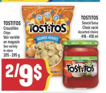 Marché Adonis TOSTITOS CROUSTILLES | CHIPS offer