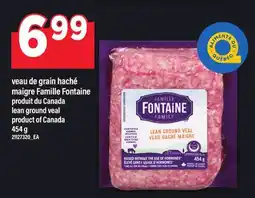 Maxi VEAU DE GRAIN HACHÉ MAIGRE FAMILLE FONTAINE | LEAN GROUND VEAL, 454 g offer