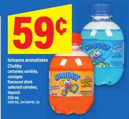 Maxi BOISSONS AROMATISÉES CHUBBY | consigne flavoured drink 250 ml offer