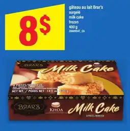 Maxi GÂTEAU AU LAIT BRAR'S | milk cake, 400 g offer