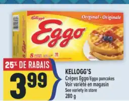 Marché Adonis KELLOGG'S CRÊPES EGGO | KELLOGG'S EGGO PANCAKES offer