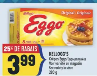 Marché Adonis KELLOGG'S CRÊPES EGGO | KELLOGG'S EGGO PANCAKES offer