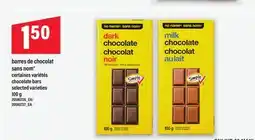 Maxi BARRES DE CHOCOLAT SANS NOM | chocolate bars, 100 g offer