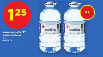 Maxi EAU DÉMINÉRALISÉE PC | demineralized water, 4 L offer