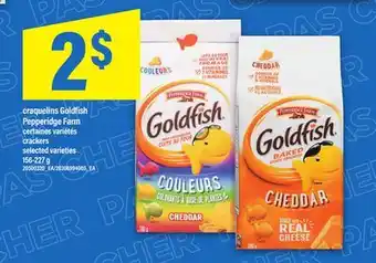 Maxi CRAQUELINS GOLDFISH PEPPERIDGE FARM | crackers, 156-227 g offer