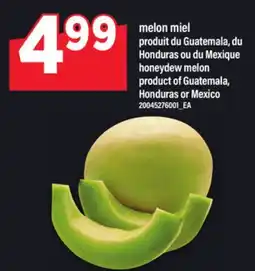 Maxi MELON MIEL PRODUIT DU GUATEMALA | Honeydew melon product of Guatemala offer