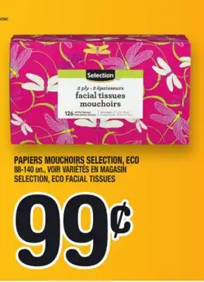 Marche Ami PAPIERS MOUCHOIRS SELECTION, ECO | SELECTION, ECO FACIAL TISSUES offer