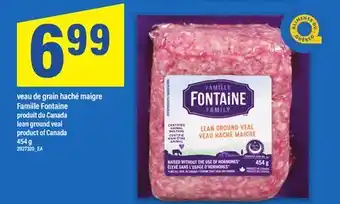 Maxi VEAU DE GRAIN HACHÉ MAIGRE FAMILLE FONTAINE, 454 G offer