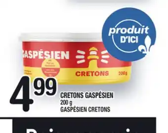 Marche Ami CRETONS GASPÉSIEN | GASPÉSIEN CRETONS offer