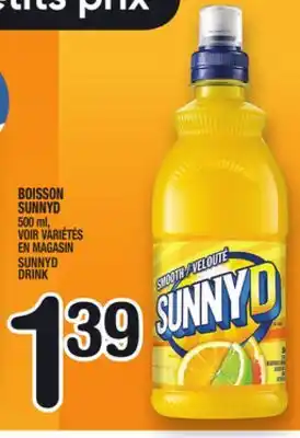 Marche Ami BOISSON SUNNYD | SUNNYD DRINK offer