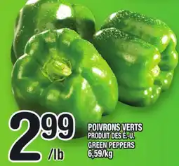 Marche Ami POIVRONS VERTS | GREEN PEPPERS offer