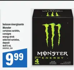 Maxi BOISSON ÉNERGISANTE MONSTER | ENERGY DRINK, 4x473 mL offer