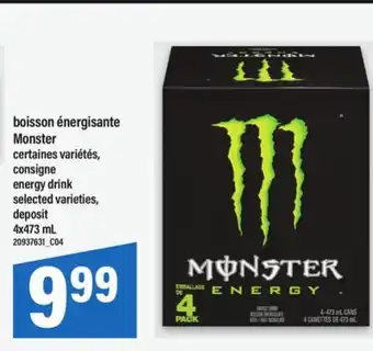 Maxi BOISSON ÉNERGISANTE MONSTER | ENERGY DRINK, 4x473 mL offer