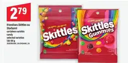 Maxi FRIANDISES SKITTLES OU STARBURST | CANDY, 130-191 G offer