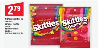 Maxi FRIANDISES SKITTLES OU STARBURST | CANDY, 130-191 G offer