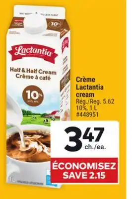 Giant Tiger Lactantia cream offer