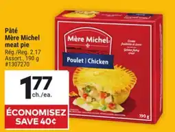 Giant Tiger Mère Michel meat pie offer