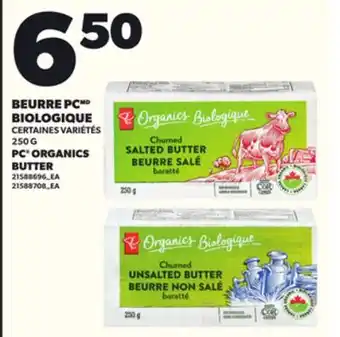 Provigo BEURRE PC BIOLOGIQUE, 250 G offer