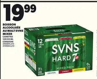 Provigo BOISSON ALCOOLISÉE AU MALT SVNS MIXER, 12X355 ML offer