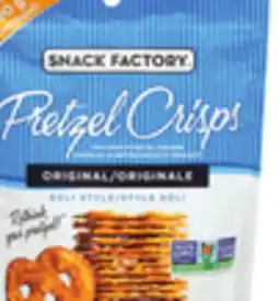 Giant Tiger G.H. Cretors Snack Factory Pretzel Crisps offer