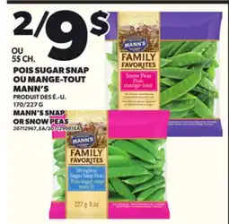 Provigo POIS SUGAR SNAP OU MANGE-TOUT MANN'S, 170/227 G offer