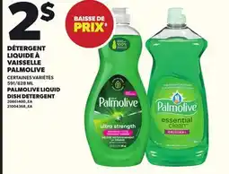 Provigo DÉTERGENT LIQUIDE À VAISSELLE PALMOLIVE, 591/828 ML offer