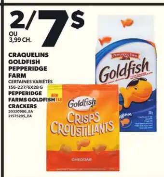 Provigo CRAQUELINS GOLDFISH PEPPERIDGE FARM, 156-227/6X28 G offer